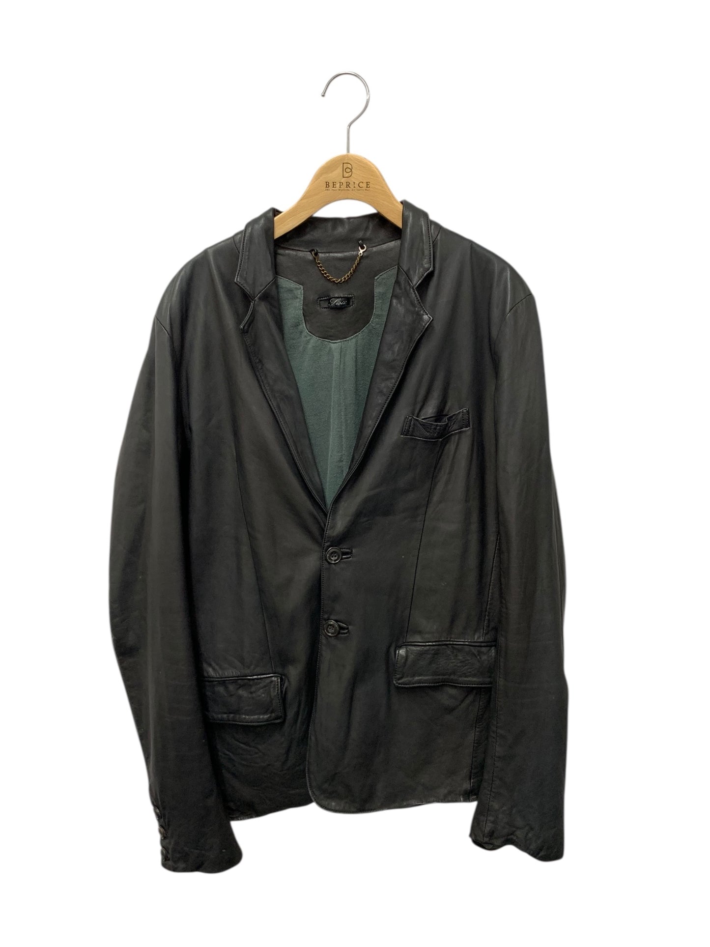 シシ レザージャケット M ブラック テーラード ITSP0KM9HWVS