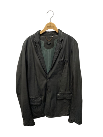シシ レザージャケット M ブラック テーラード ITSP0KM9HWVS