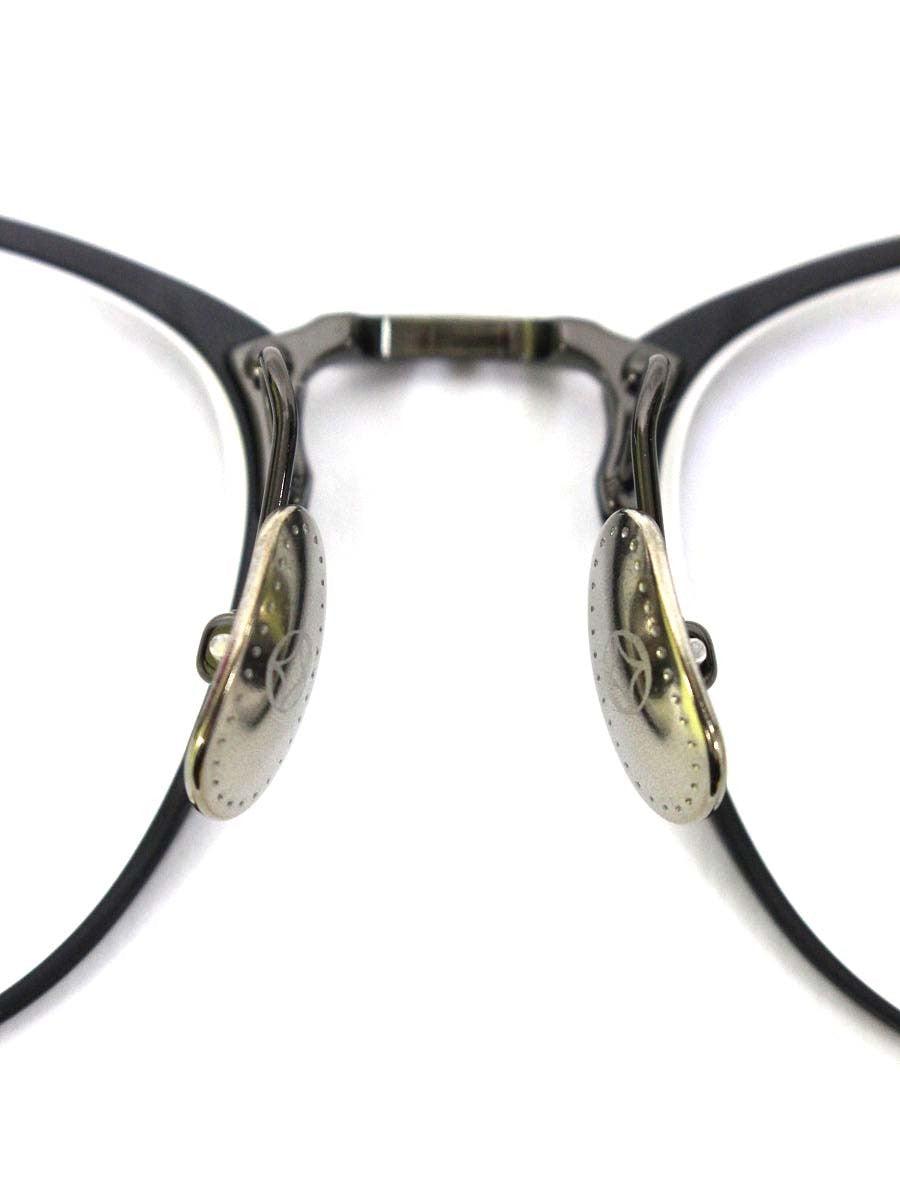 フォーナインズ S360T 3091 メガネ ブラック メタルフレーム フルリム ウェリントン IT821RLYIZ38