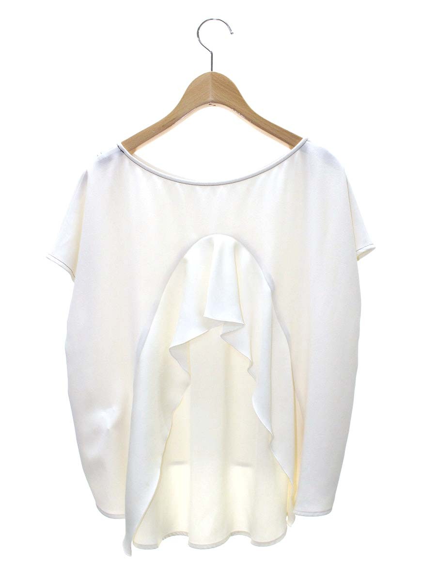 ダイアグラム 03213 41075-00 カットソー 36 アイボリー フリル ステッチ ITRSJNNDS1M0