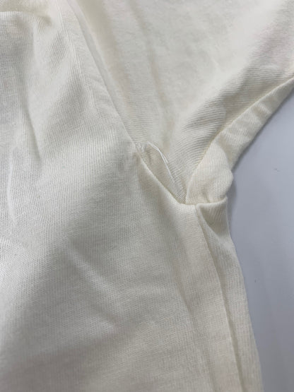 イッセイミヤケメン 9BL35574 Tシャツ M アイボリー プリント ヴィンテージ 80s 筆タグ ITJ7Q5JMT8LX