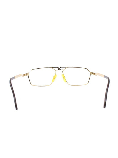 カザール MOD744 メガネ ゴールド メタルフレーム スクエア IT91PG2HDJ38