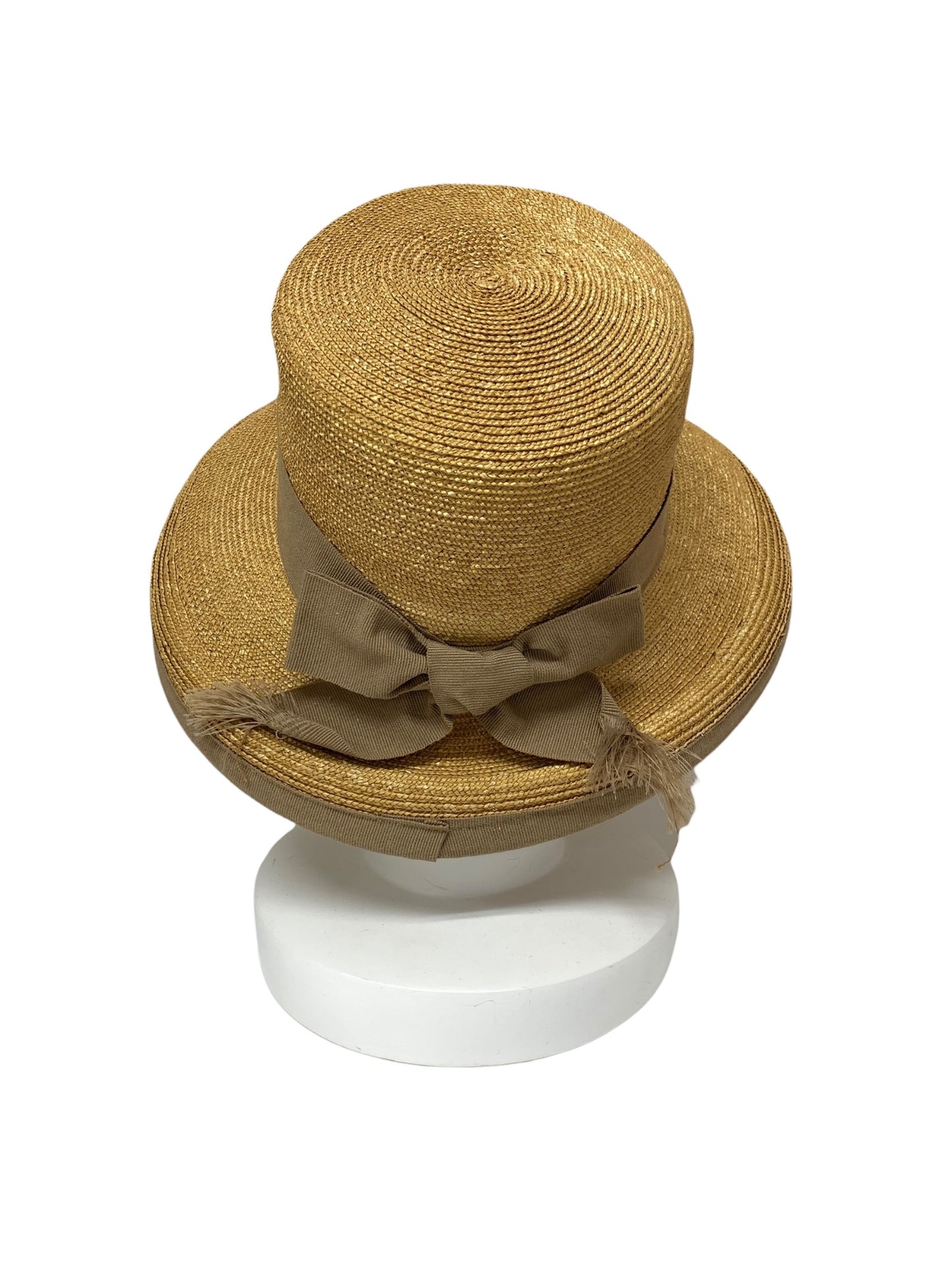 フォクシーブティック ストローハット ベージュ リボン IT49G0H0EIIQ