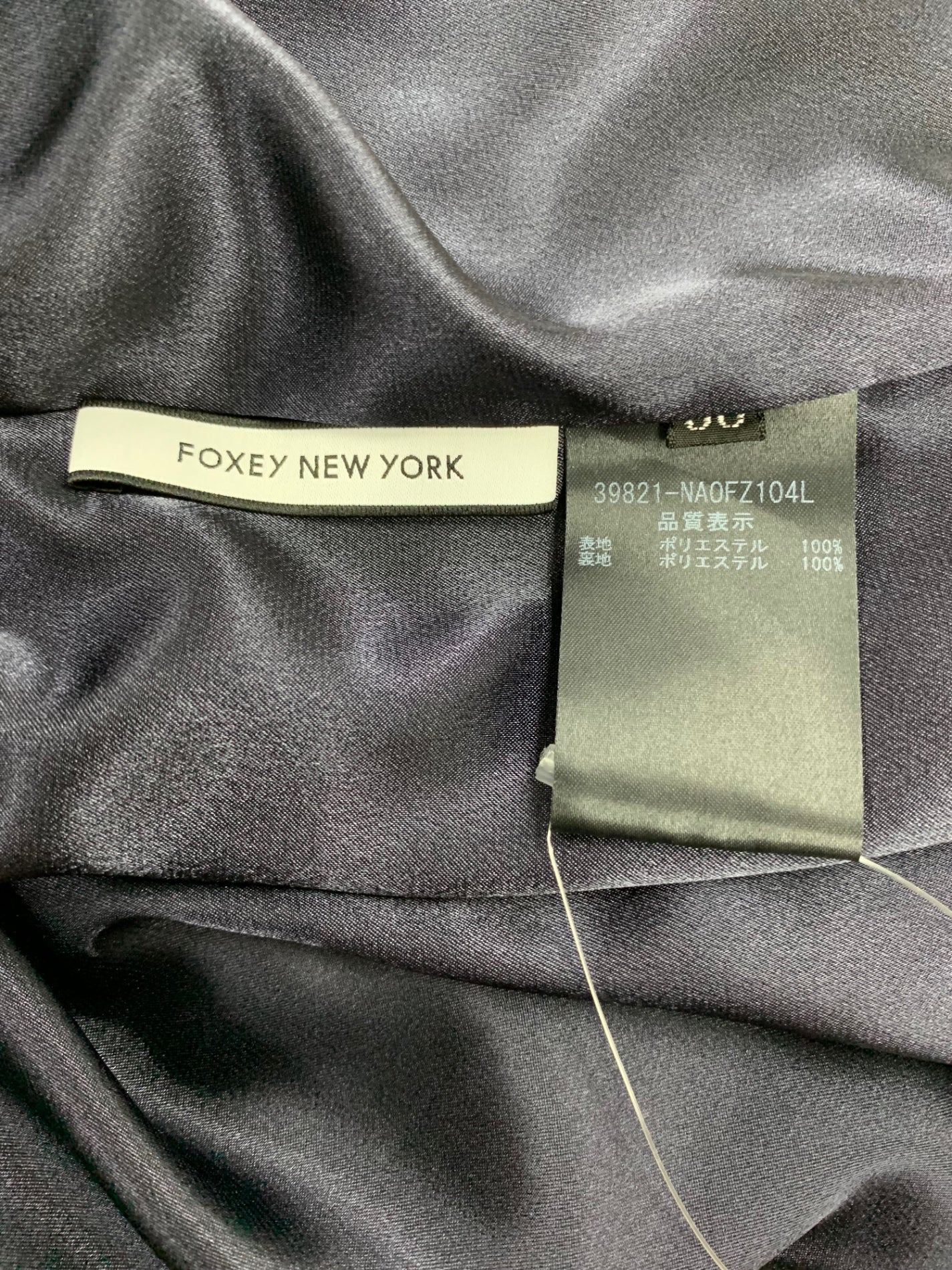 フォクシーニューヨーク Dress 39821 ワンピース 38 ネイビー ITF62W0UXMFW