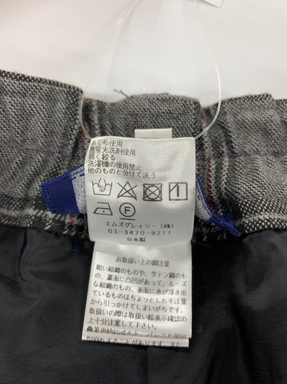 エムズグレイシー 316604 ワイドパンツ 40 グレー タータンチェック ITNNDCW7NP3W