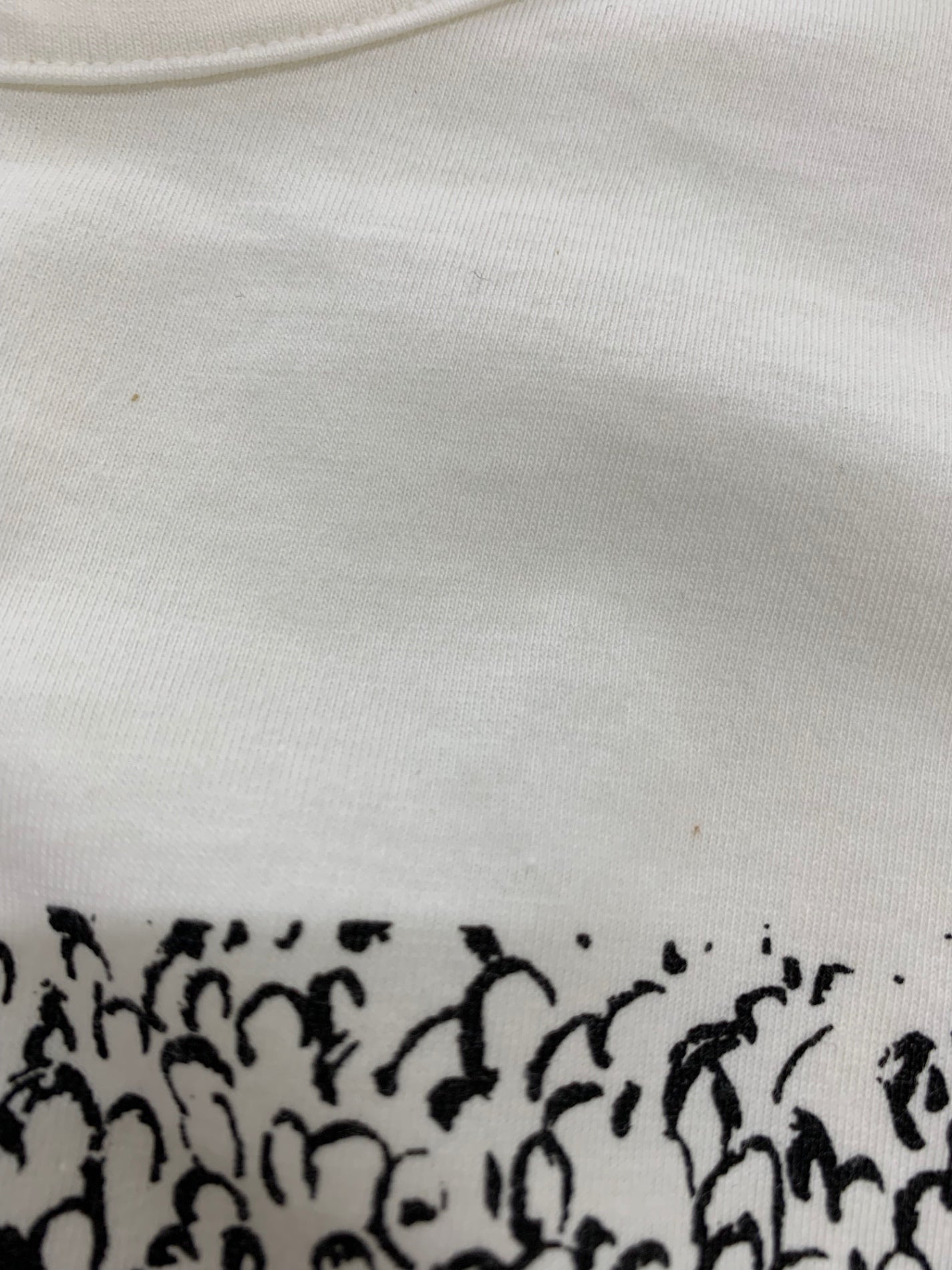 イッセイミヤケメン 9BL35574 Tシャツ M アイボリー プリント ヴィンテージ 80s 筆タグ ITJ7Q5JMT8LX