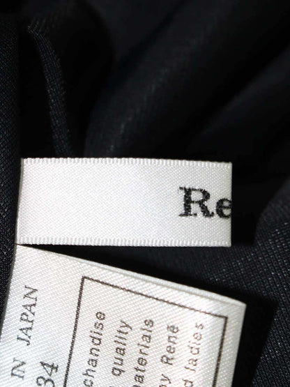 ルネ 6814100 スカート 34 ブラック パールビジュー フレア IT0DUBJYA1DU 【SALE】