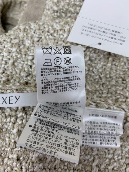 フォクシーブティック Knit Jacket Noisette 42602 ニットジャケット 38 ベージュ ITXPP2UBBIQ0