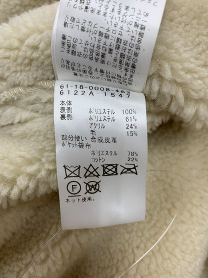 レイビームス フェイクムートンボマーブルゾン 61-18-0008-462 6122A-1547 ブルゾンジャケット フリー ベージュ IT9R4K8SR1FC 【SALE】