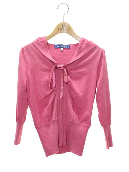 エムズグレイシー 528134 ジップパーカー 38 ピンク ニット IT3283L06RMG