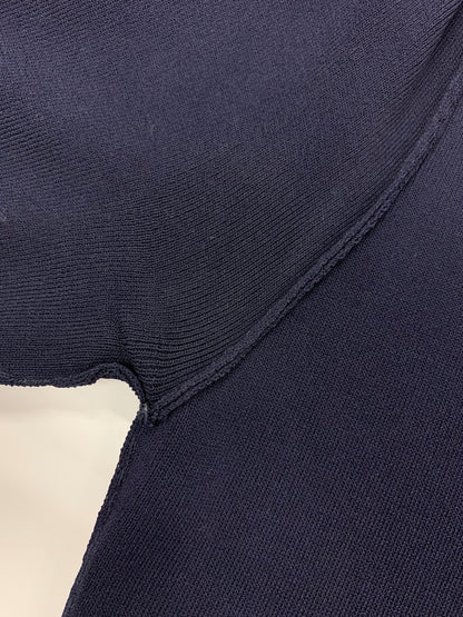 エムプルミエクチュール F718-026 ニットワンピース 36 ネイビー プリーツ ITZ2N2TH6RVC