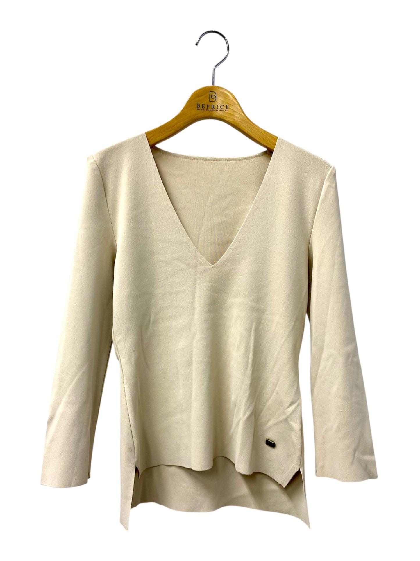 フォクシーニューヨーク Sweater Saint Beaute 31114 ニット セーター 38 ベージュ IT7YXBEHERR8