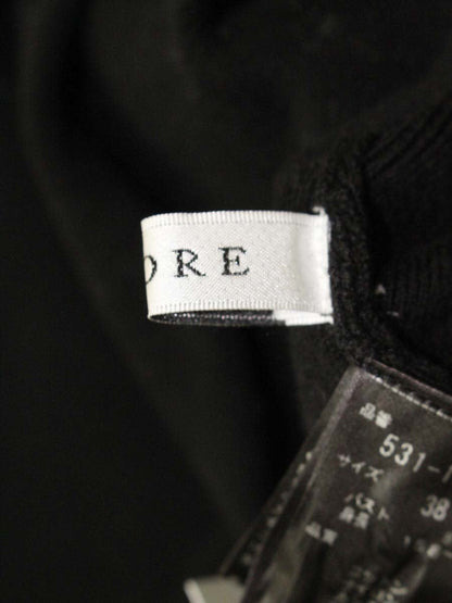 アドーア コットンカシミヤトレーナー 531-1270009 38 ブラック ITRXMOI07SF0