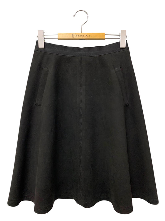 エムズグレイシー Suede Skirt 817562 スカート 38 ブラック IT6MBN4MEHN4