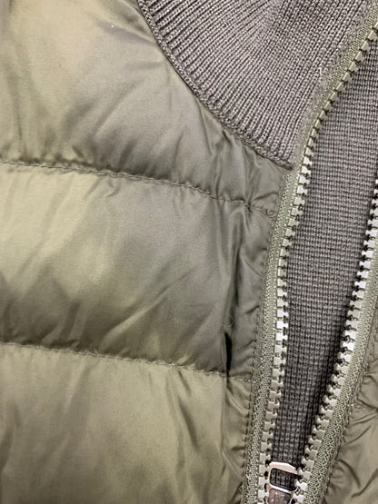 モンクレール CARDIGAN TRICOT F20919B50700 A9341 ダウンジャケット L カーキグリーン ニット ITEHK7J122PY