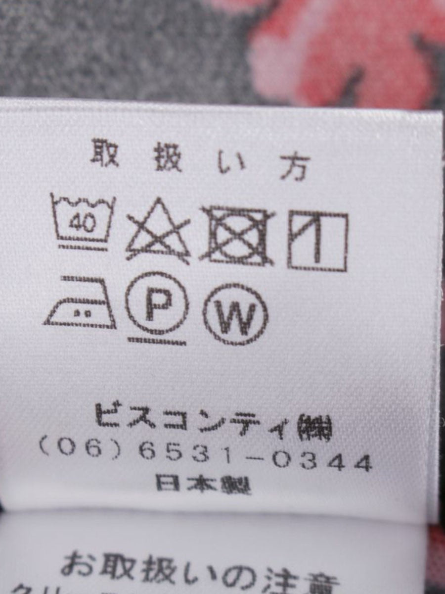 ギャラリービスコンティ 1298014 ワンピース 3 ブラック フラワープリント ITO9LTMKD41S