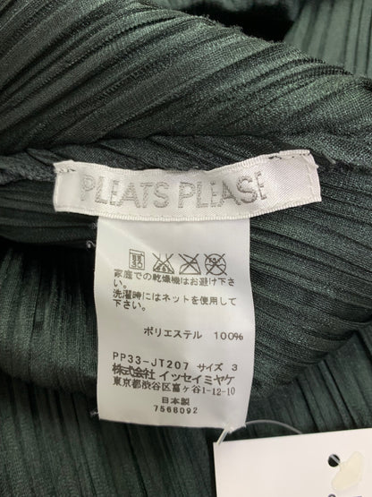 PLEATS PLEASE プリーツプリーズイッセイミヤケ ワンピース PP33-JT207 長袖 カーキグリーン 3 ITNKV0C68FP4