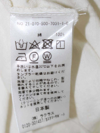 ドゥーズィエムクラス 21-070-500-7031-1-0 Tシャツ ホワイト バックプリント ITI6I1VOT2KG