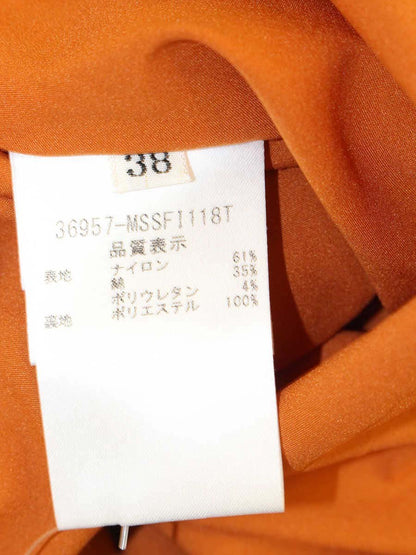 フォクシーニューヨーク collection 36957 スカート 38 オレンジ タックフレア IT7XWT14HQ2Q