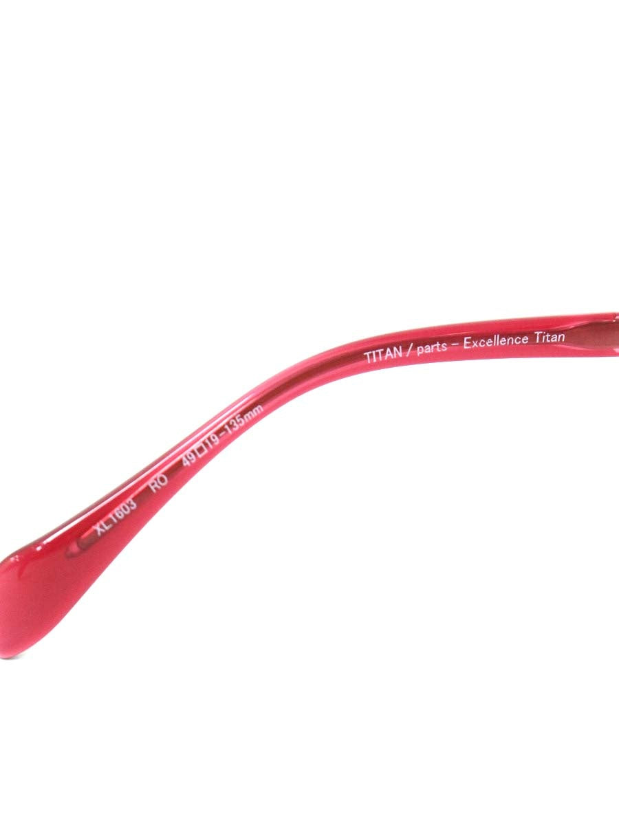 ラインアートシャルマン Vivace XL1603 メガネ ローズ/ゴールド メタルフレーム スクエア ITW2HS5WZFTE