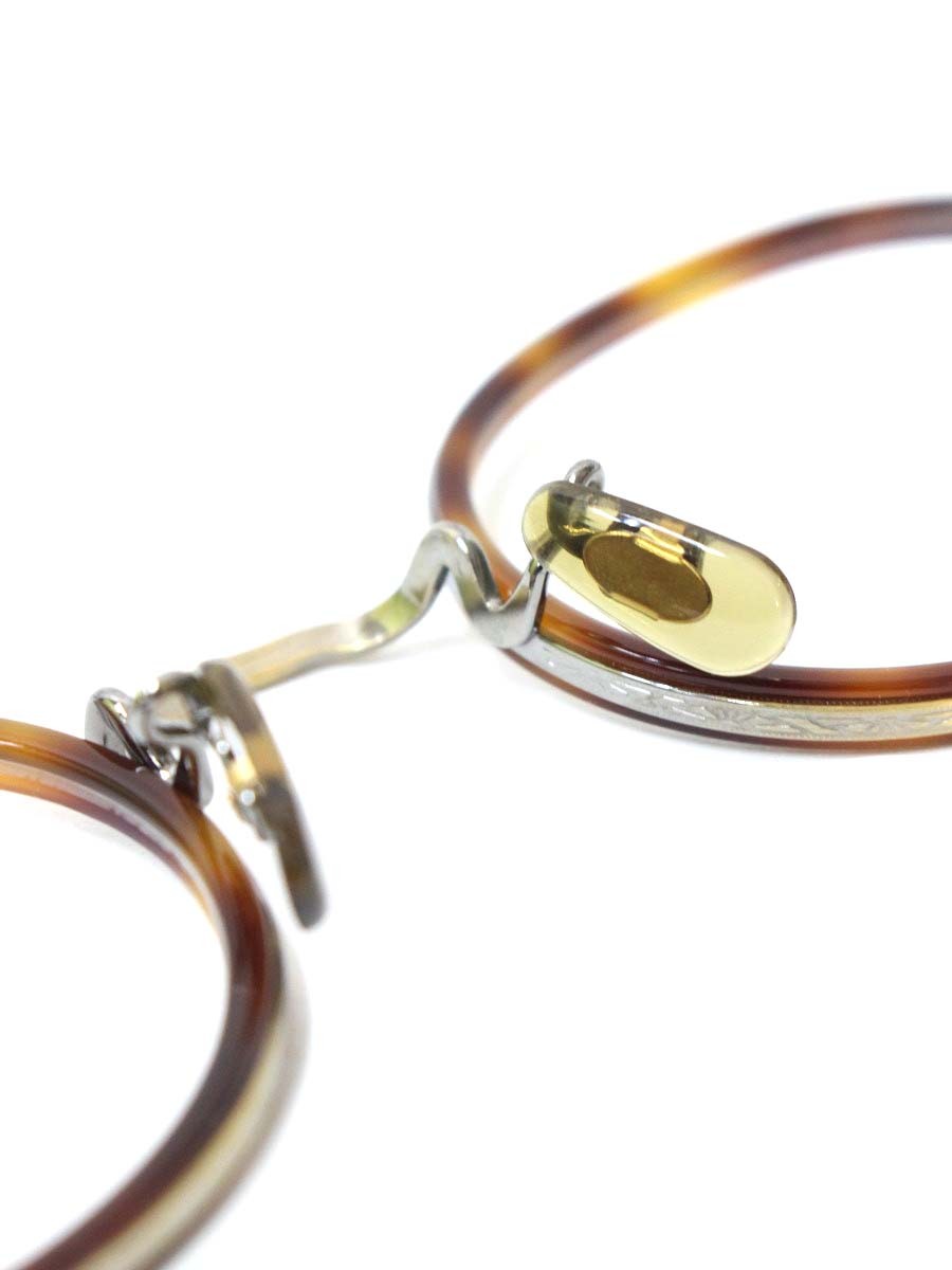 オリバーピープルズ MP-8-XL メガネ ブラウン オプテックジャパン期 復刻 メタルフレーム フルリム ラウンド IT99NGG9RXV4