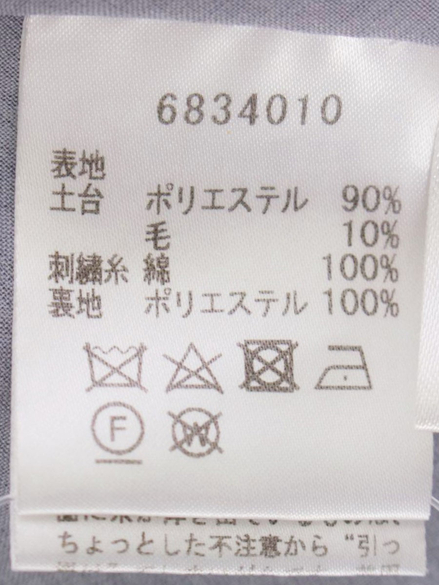 ルネ 6834010 スカート 36 グレー フラワー 刺繍 ITK8NFB7HBT4