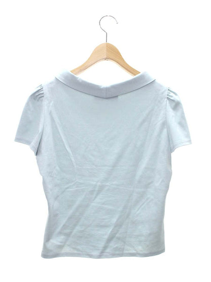 エムズグレイシー 015340 カットソー 40 グリーン ロールカラー ITWH11FFZTJC