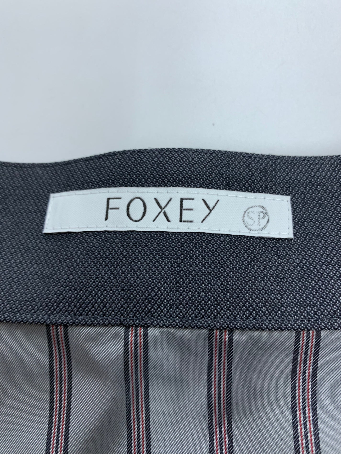 フォクシーブティック Skirt 40152 スカート 40 チャコール ウール フレア ITXKKPS0TR8G