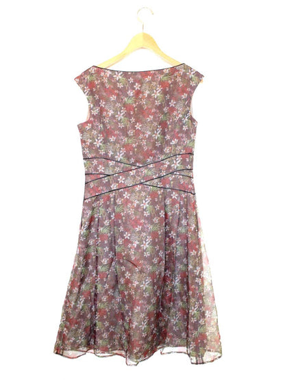 トッカ LIBERTY ART FABRICS OPTOGW0375 ワンピース 0 ブラウン フラワーモチーフ ITJ4SWRWQQ7C