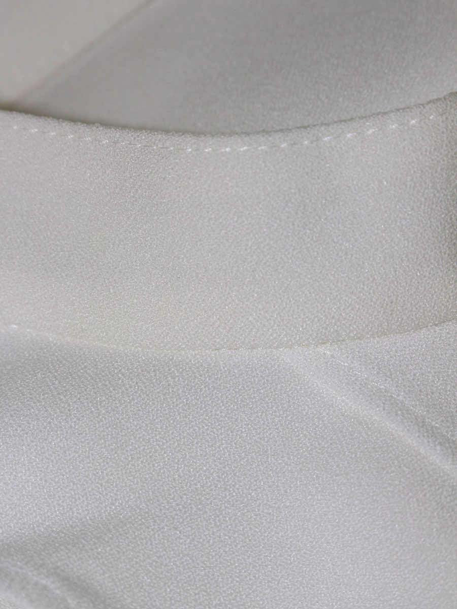 ルネ シャーリングハーフスリーブ ブラウス 6111220 36 ホワイト ITL2UZTANDAC