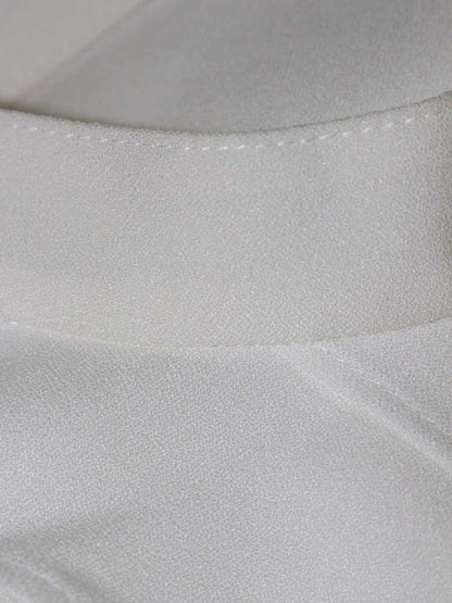 ルネ シャーリングハーフスリーブ ブラウス 6111220 36 ホワイト ITL2UZTANDAC