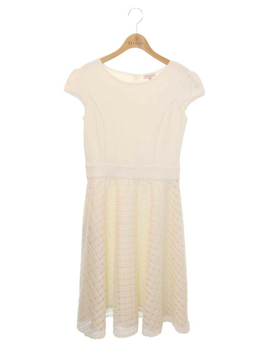 トッカ CKRTOGS0011 ワンピース XS アイボリー レース ITZNW1MBU552
