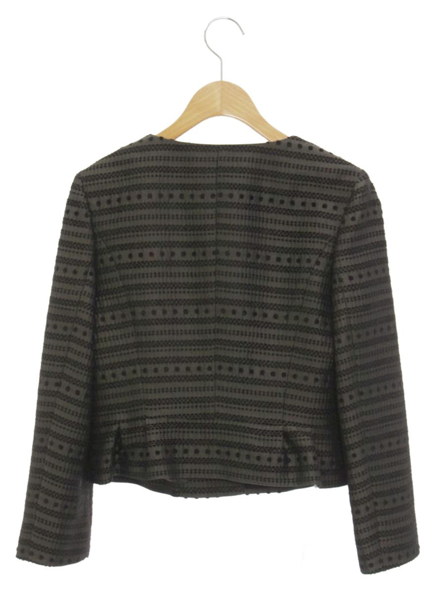 トッカ JKTOGA0220 ジャケット 0 ブラック ノーカラー　刺繍 ITC70MZ498L8