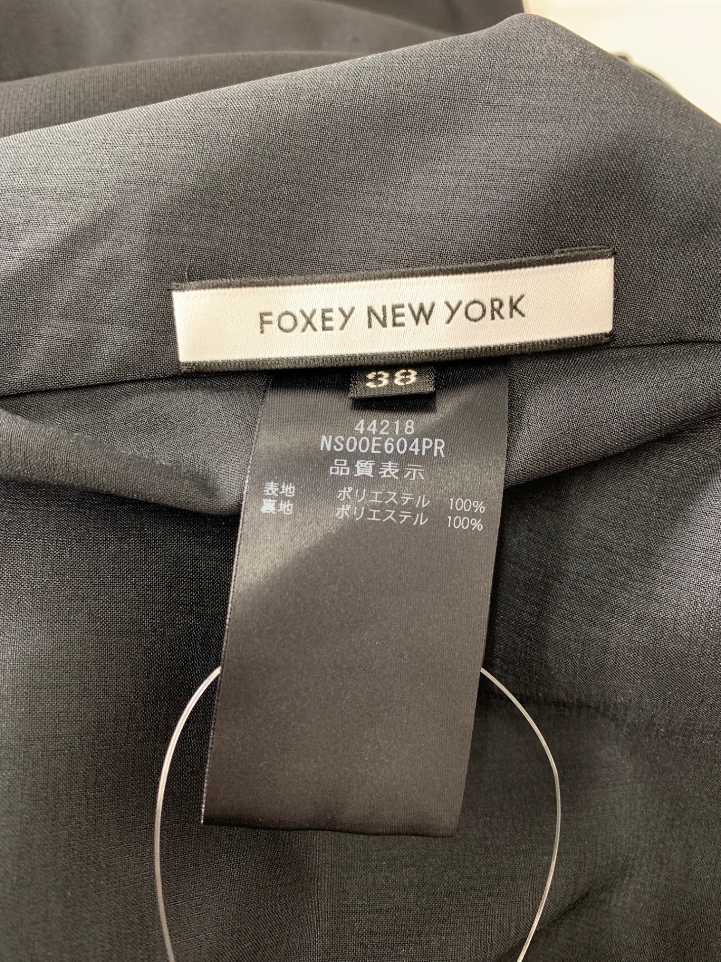 フォクシーニューヨーク DRESS "SERA" 44218 ワンピース ドレス 38 ブラック セラ ITJD9SQAC274