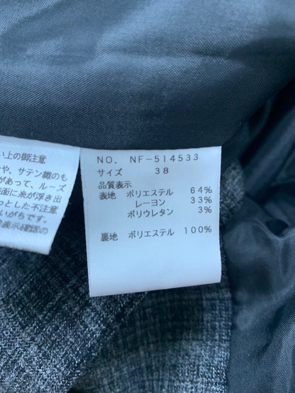 エムズグレイシー 514533 ジャケット 38 グレー チェック柄 ITFVWOMIP440