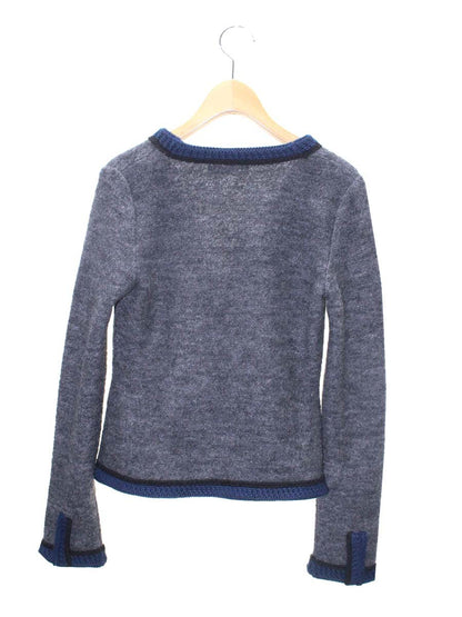 ルネ 6442590 ニットジャケット 34 グレー ジップアップ ITWRLU2REH80