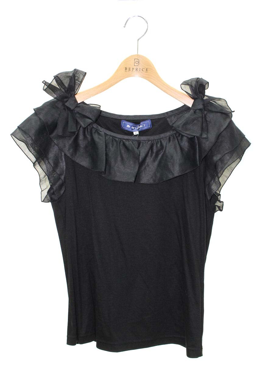 M'sグレーシー40 エムズグレイシー 425326 Tシャツ カットソー 40 ブラック