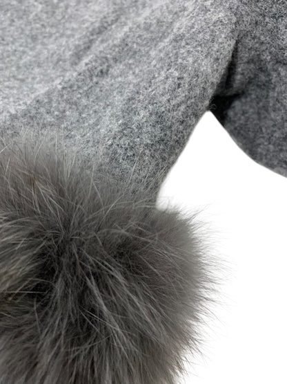 トゥービーシック W5740-826-07 ジャケット X グレー ウール フォックス レッキスラビット ITCDF4WVDFC2