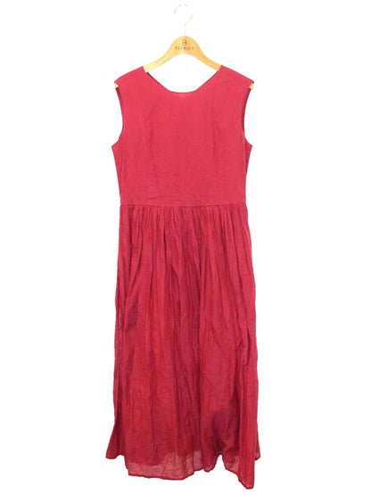 イエナ 17-040-900-9000-2-0 ワンピース 36 ダークピンク コットン フレア ITIZEN362EBC