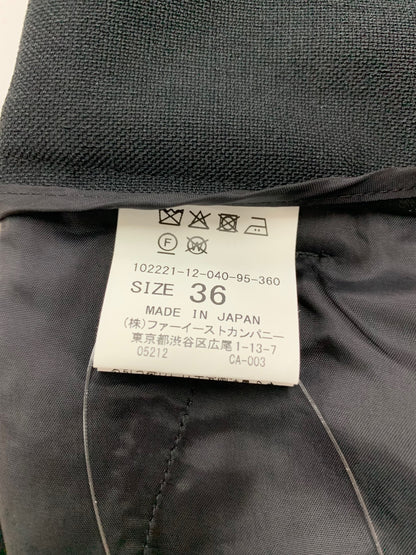 アナイ 102221-12-040-95-360 パンツ 36 ブラック ワイド ITY6DMNC6FM2