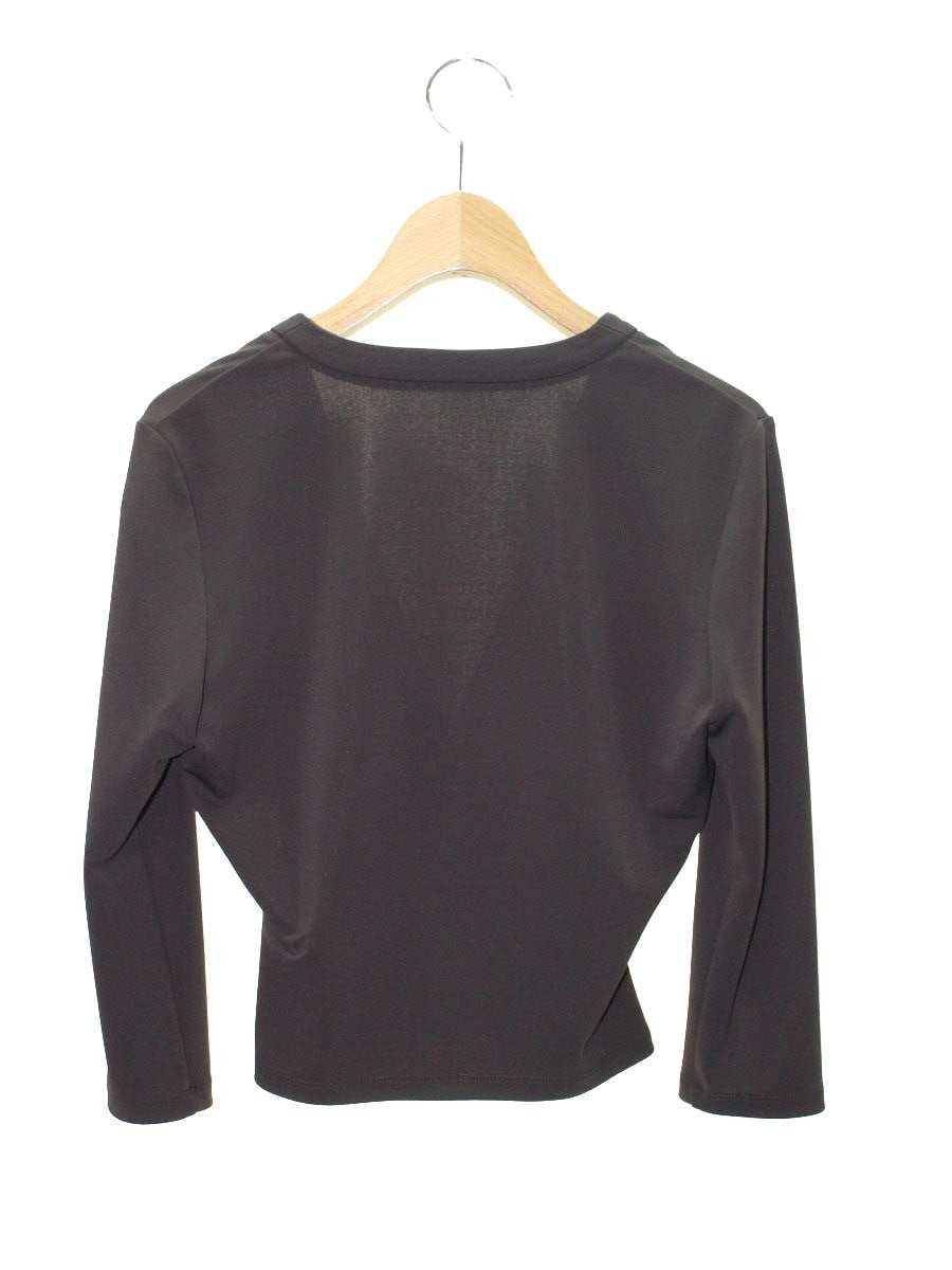 フォクシーニューヨーク 24397 カーディガン 40 ブラウン ストレッチ