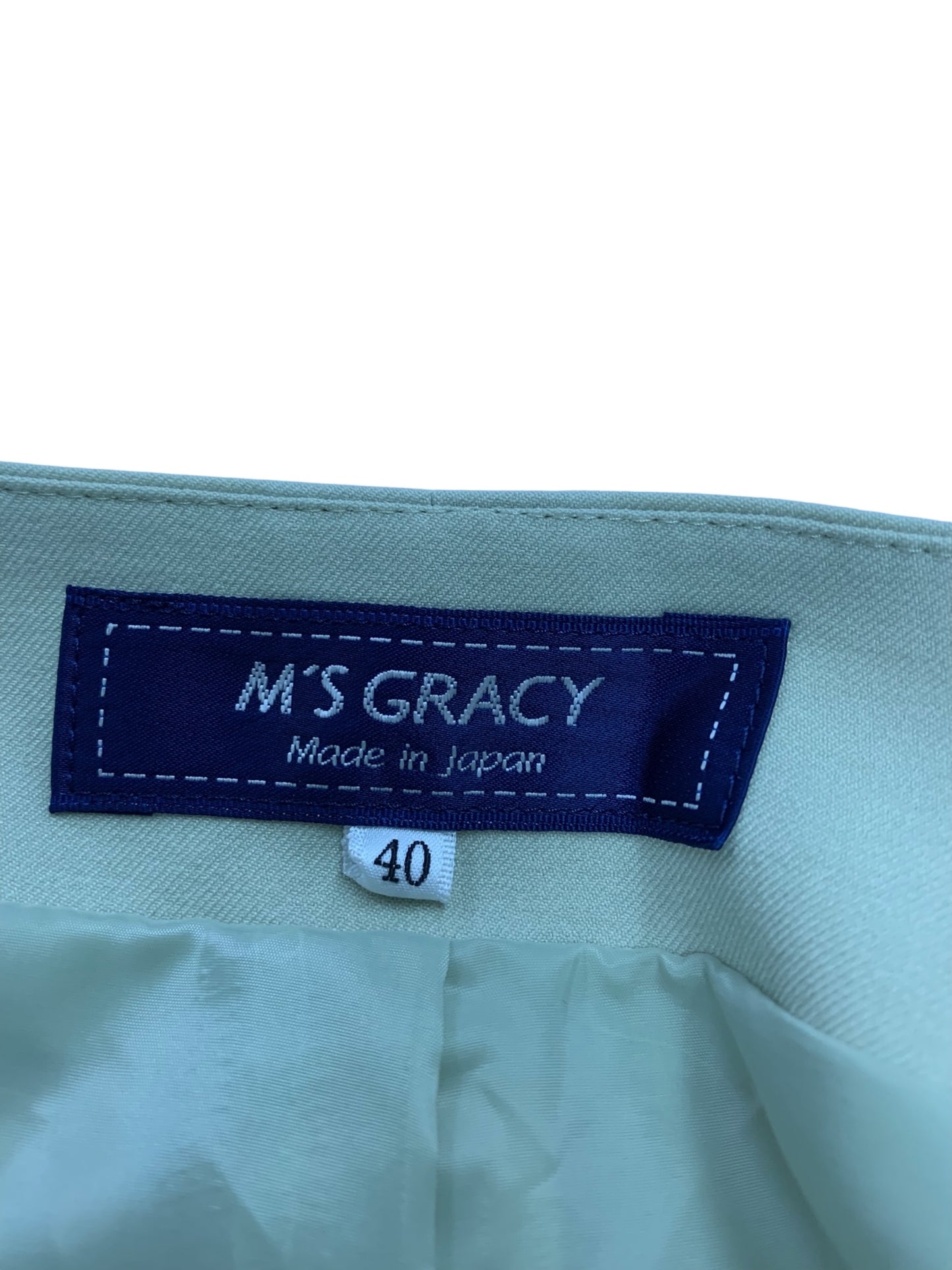 エムズグレイシー リボン付きサロペット 516116 パンツ 40 グリーン IT55CKM0VHLD