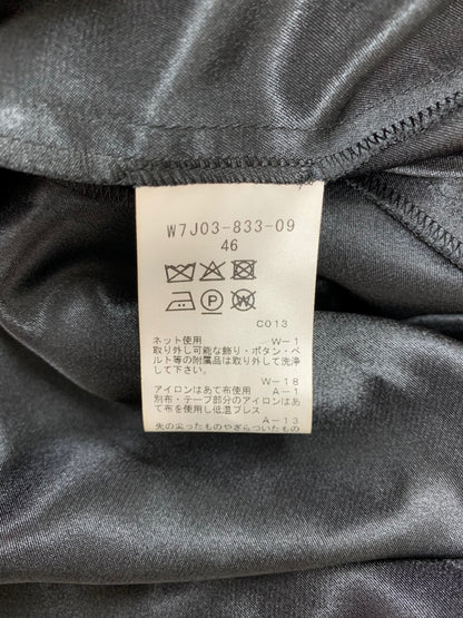 トゥービーシック W7J03-833-09 ワンピース 46 ブラック バックジップ フリル IT60CS4A0UXS