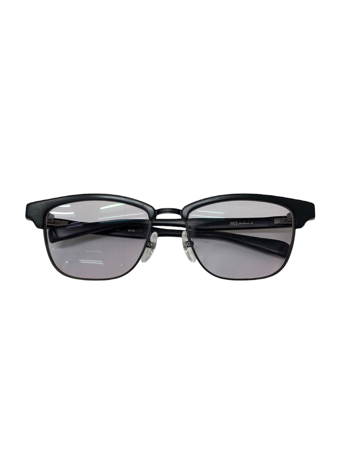 フォーナインズ F-01M メガネ ブラック コンビフレーム フルリム ウェリントン ITO8IC4QL4LC