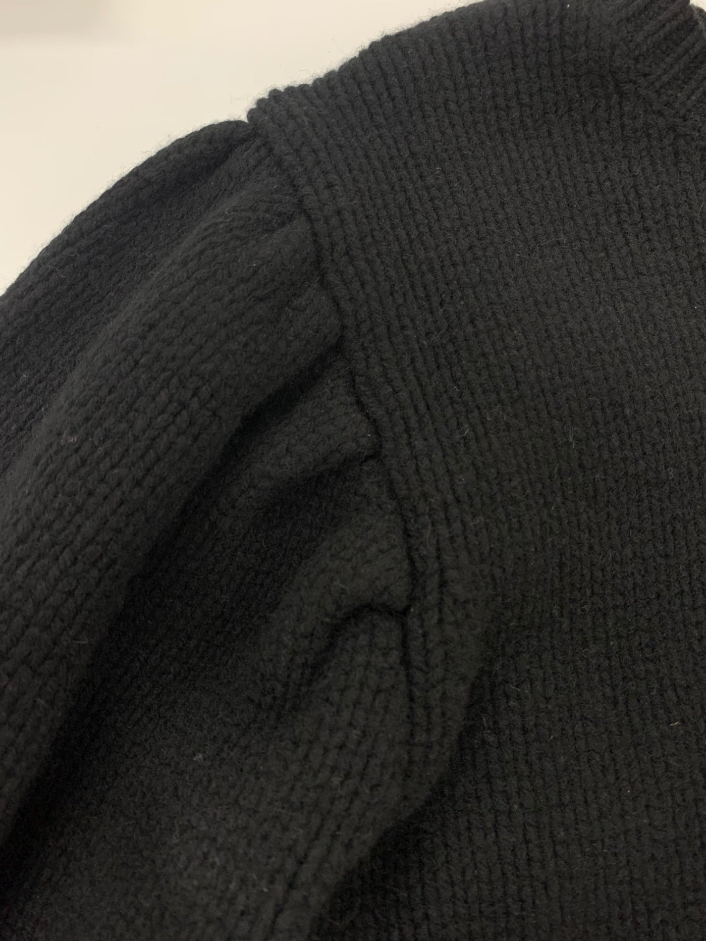 オーガ OHGA-1091 ニット Ｆ ブラック ウール IT9XAVGFF7VK