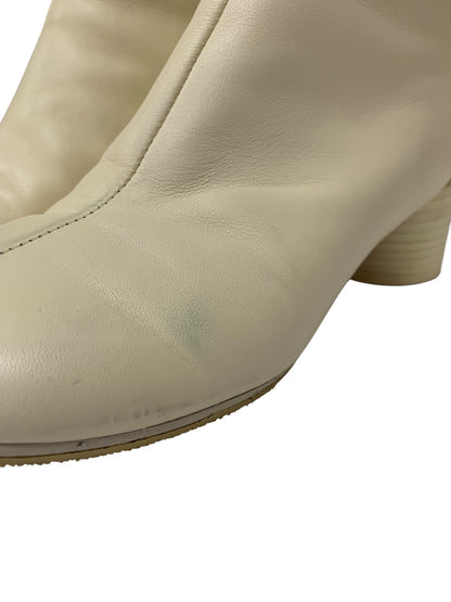 エムエム6メゾンマルジェラ アナトミックアンクルブーツ 36 アイボリー ITSAUV9T89S0 【SALE】