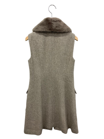 フォクシーブティック Dress Cocoa Tweed 40083 ワンピース 38 ベージュ ITCTNJSHI3GB