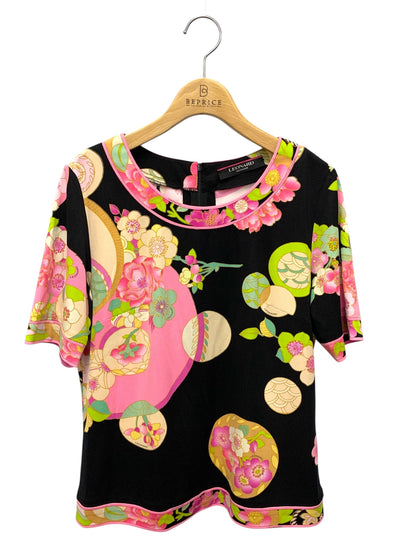 レオナールファッション 0139226 カットソー 38 花柄 フラワーモチーフ マルチカラー IT4C7IL6J44G 【SALE】