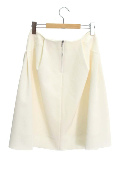 フォクシーニューヨーク イリプスフレアー 36424 スカート 40 ホワイト IT3JEI3CLWUM