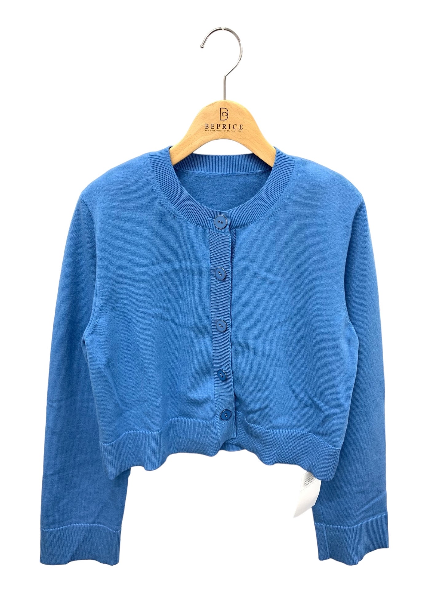 フォクシーニューヨーク Cardigan Logan 44419 40 ブルー '23年3月FOXEY EXPRESS掲載商品 ITOTB7705K0K